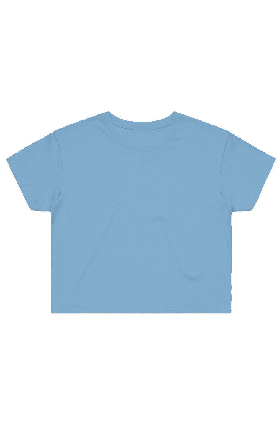 Carolina Blue Street Crop Tee - Light Summer colour tee by True Me