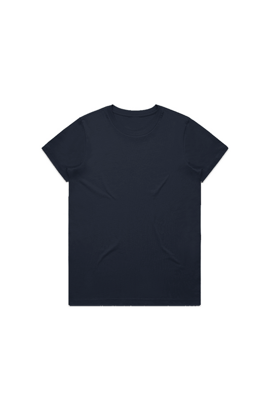 Midnight Blue Maple Tee - Deep Winter colour tee by True Me
