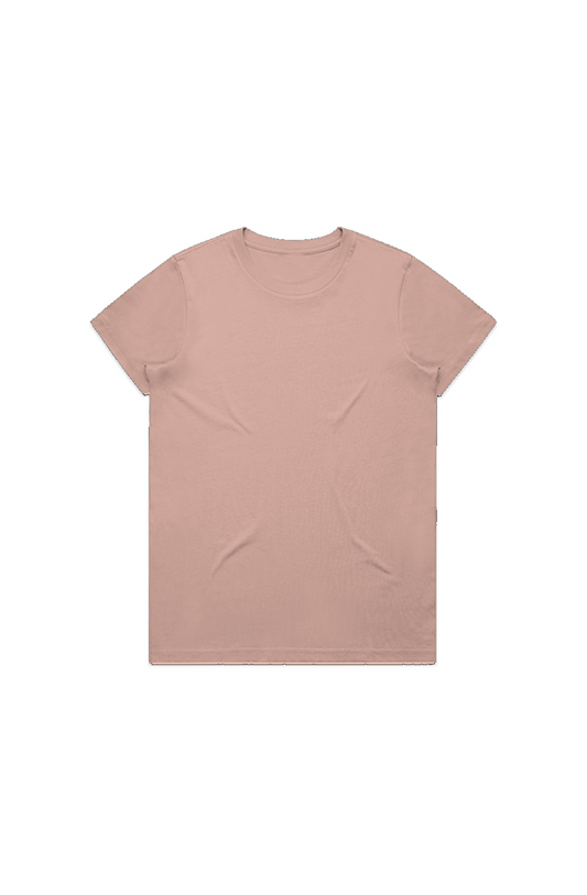 Pale Pink Maple Tee - Light Summer colour tee by True Me