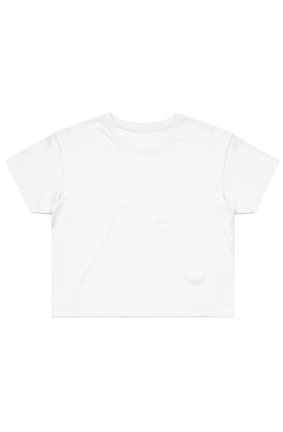 White Street Crop Tee - True Winter colour tee by True Me