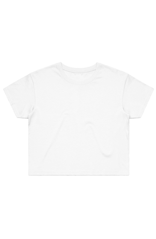 White Street Crop Tee - True Winter colour tee by True Me