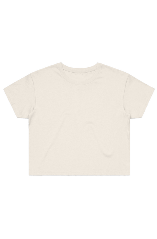 Ecru Street Crop Tee - Soft Autumn colour tee by True Me
