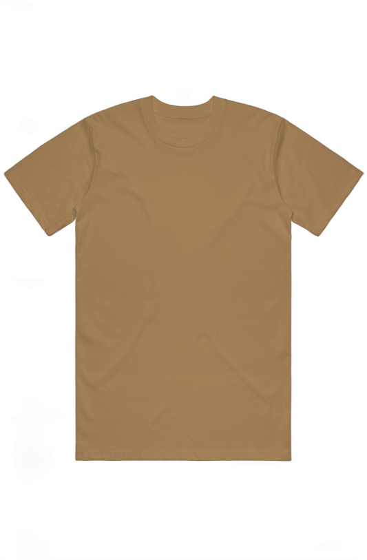 Camel Relaxed Classic Tee - True Autumn colour tee by True Me